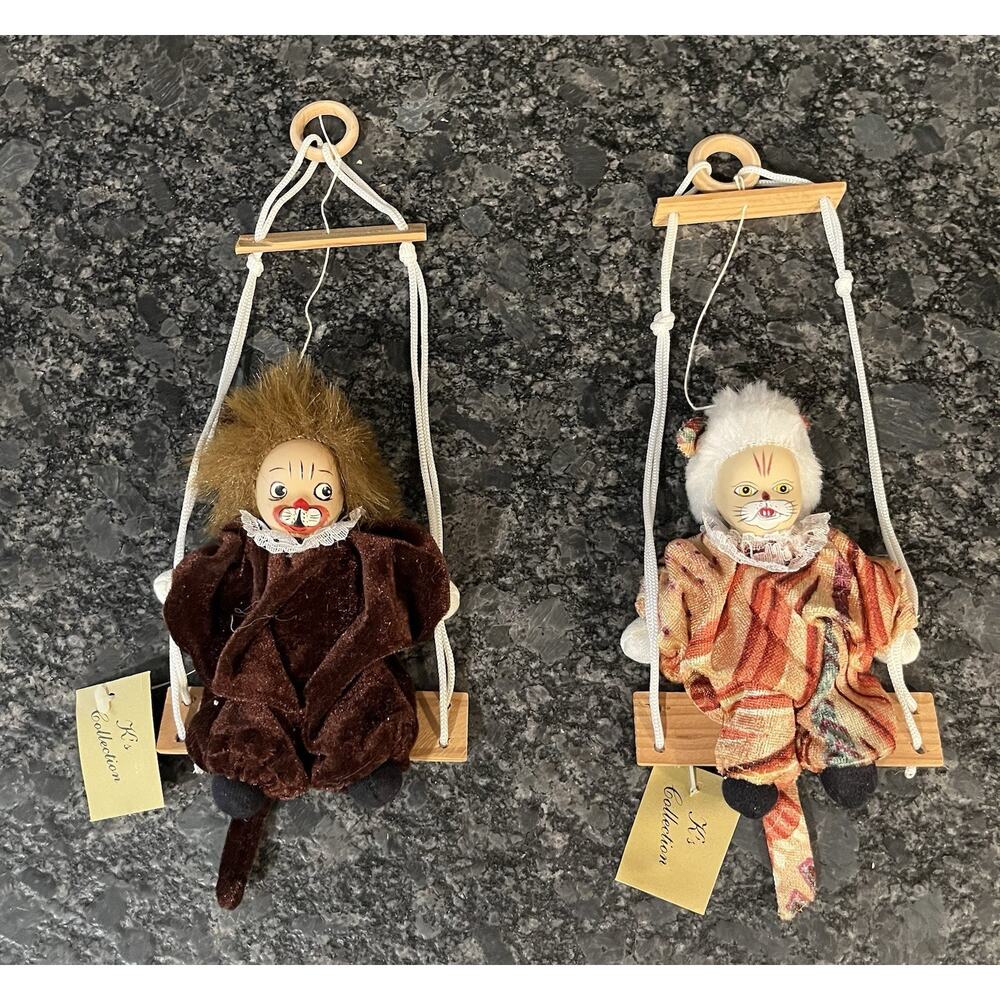 2 K's Collection Hanging Dolls Fairy Series Limited Edition Dressed Up Vintage